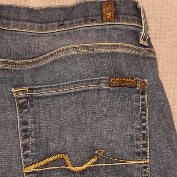 7 For All Mankind-Men's Carsen Fit Jeans Size 33 x 33 - Picture 3 of 5